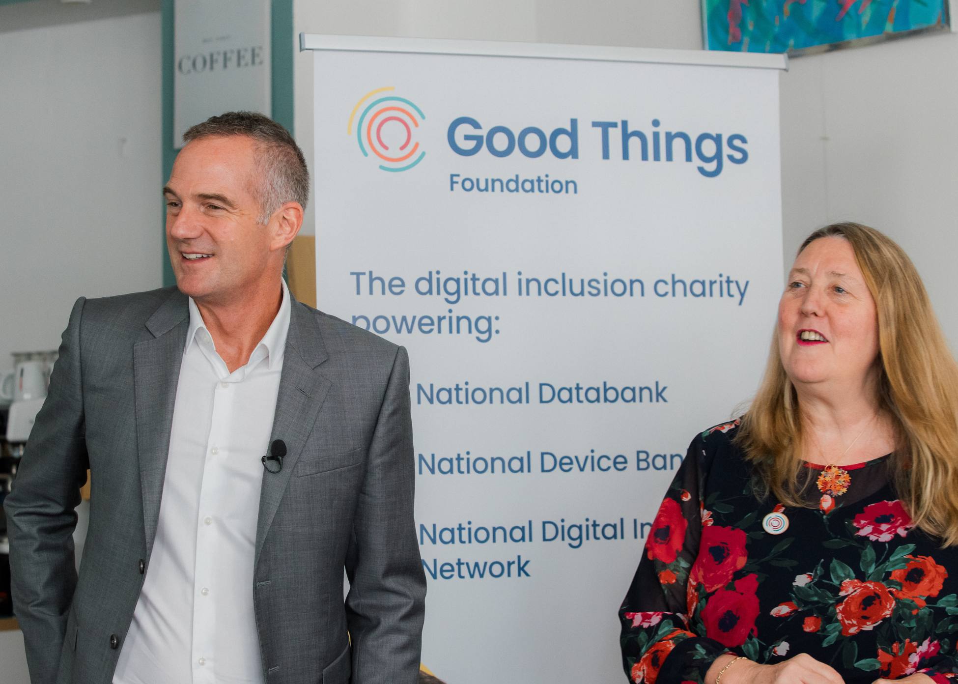 Helen Milner OBE and Secretary of State for Department for Science, Innovation and Technology Peter Kyle